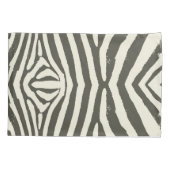 Moderne zebra streep dierprint patroon kussensloop (Achterkant)
