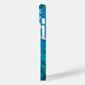 Moderne Zee schildpad onderwater op maat Case-Mate iPhone Case (Achterkant / Links)