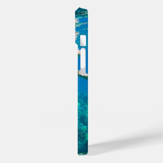 Moderne Zee schildpad onderwater op maat Case-Mate iPhone Case (Achterkant / Links)