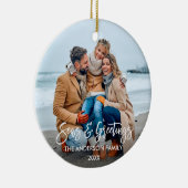 Moderne Zeeen en foto's voor penseelscript Keramisch Ornament (Rechts)