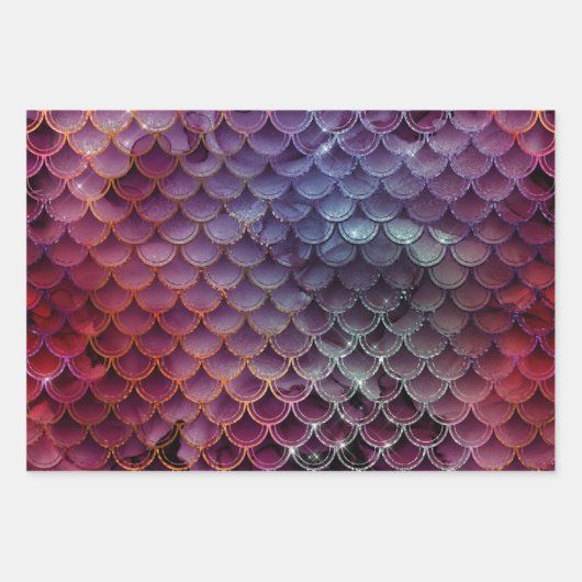 Moderne Zeemeermin Glitter Gift Wrapping Papieren  Inpakpapier Vel (Voorkant 3)