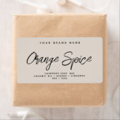 Moderne zeep, eenvoudig elegant cosmetisch etiket (Insitu)