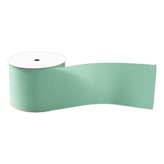 Moderne zeeschuim groene effen kleur grosgrain lint