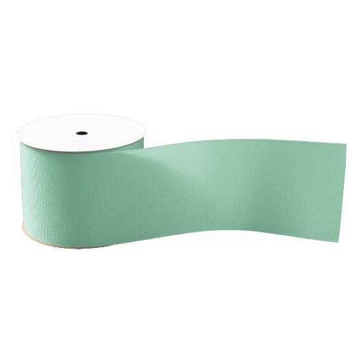 Moderne zeeschuim groene effen kleur grosgrain lint (Spoel)