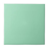 Moderne zeeschuim groene effen kleur tegeltje (Voorkant)