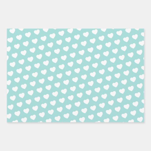 Moderne Zeeschuimkleurige Veelzijdigheid Inpakpapier Vel (Voorkant)