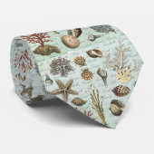 Moderne  zeeshells stropdas (Opgerold)