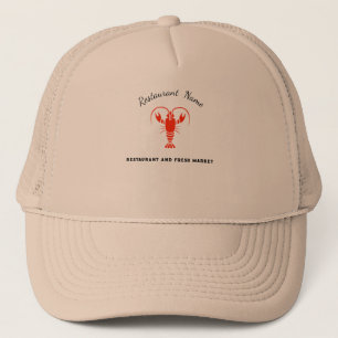 Moderne zeevruchten Restaurants & Market crayfish Trucker Pet