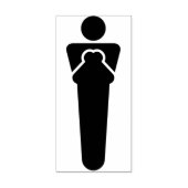 Moderne zegel voor de silhouette rubberstempel (Afrduk)