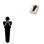Moderne zegel voor de silhouette rubberstempel (Gestempeld)