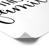 Moderne zegenen deze familie citeren typografie poster (Hoek)