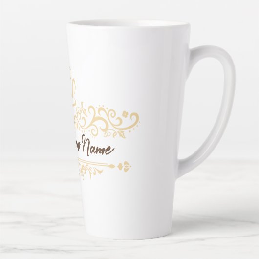 Moderne zelfgemaakte koffie welkom op maat Busines Latte Mok (Rechts)