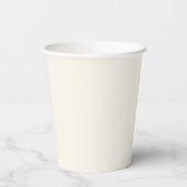 Moderne zelfgemaakte limoncello likeur papier cup papieren bekers (Achterkant)