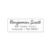 Moderne Zelfinkende Postadres Stempel (Design)