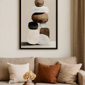 Moderne Zen Balans Poster