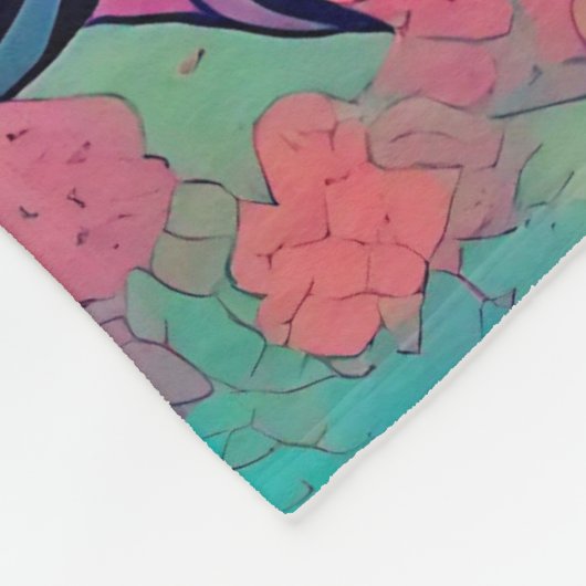 Moderne Zen Cat Fleece Deken (Hoek)