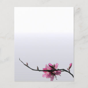 Moderne Zen Lente Bloemige Zakelijke Aangepaste Fl Flyer