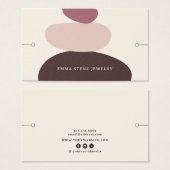 Moderne Zen sieraden armband Display Kaart (Voorkant /achterkant)