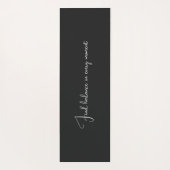 Moderne Zen Yin en Yang sfeer Yogamat (Achterkant)