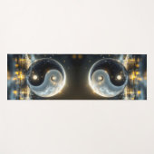 Moderne Zen Yin en Yang sfeer Yogamat (Voorkant (horizontaal))