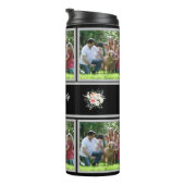 Moderne zes aangepaste foto thermische tumbler thermosbeker (Geroteerd rechts)