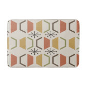 Moderne zeshoeken uit het midden van de eeuw veelk badmat (Voorkant)