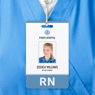 Moderne Ziektehuispersoneel ingeschreven onder num Badge