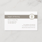 Moderne ziekteverpleging visitekaartje (Voorkant)