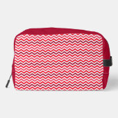 Moderne Zigzag Geometrie Toilettasje (Achterkant)