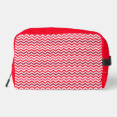 Moderne Zigzag Geometrie Toilettasje (Achterkant)