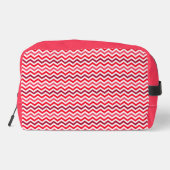 Moderne Zigzag Geometrie Toilettasje (Achterkant)