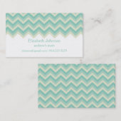 Moderne Zigzag-kaart voor mammie Contactkaartje (Voorkant / Achterkant)