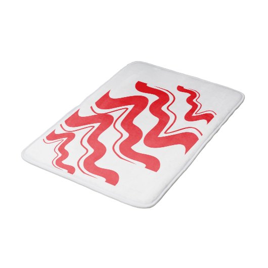 Moderne Zigzag Pattern Bathmat - Vetgedrukte geome Badmat (Gekanteld)