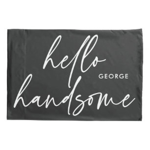 Moderne zijn moderne zwarte witte cadeau kussen ho kussensloop