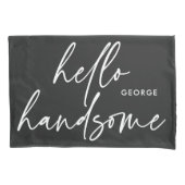 Moderne zijn moderne zwarte witte cadeau kussen ho kussensloop (Voorkant-Links)