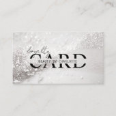 Moderne, zilver-glitter salon, 10 - informatiekaartje (Voorkant)