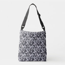 Moderne Zilveren Blad Crossbody Tas