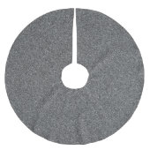 Moderne zilveren glitter Elegante Metallic Kerstmi Kerstboom Rok (Voorkant)