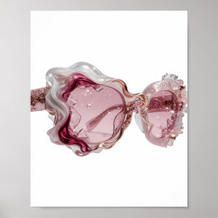 Moderne Zilveren MONCLER Tekst Ontwerp Poster
