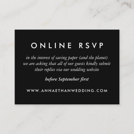 Moderne Zilveren Ringen Bruiloft Online RSVP-kaart Informatiekaartje (Voorkant)