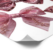 Moderne Zilveren ROZE GOUD EN ROZE BOWEN Print (Hoek)
