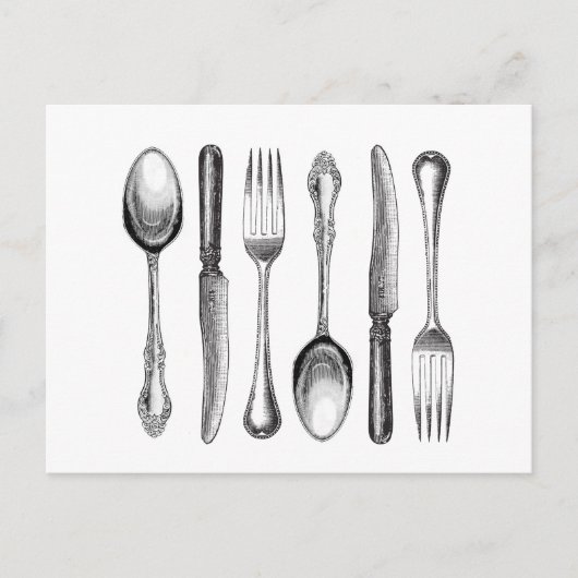 moderne  zilverwerk briefkaart (Voorkant)