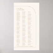 Moderne Zitplaatsen Grafieken Huwelijk 180 Gastnam Poster (Voorkant)