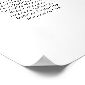 Moderne zitplaatsindeling met 16 tafels poster (Hoek)