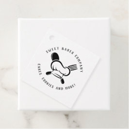 Moderne Zoete Bakkerij Bedrijf Bedankjes Labels