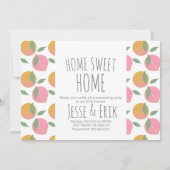 Moderne Zoete Vruchten Housewarming Feest Kaart (Voorkant)