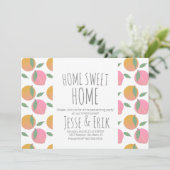 Moderne Zoete Vruchten Housewarming Feest Kaart (Staand voorkant)