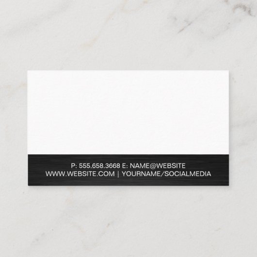 moderne zolder | Home Key Makelaarsontwerp Visitekaartje (Achterkant)