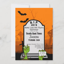 Moderne Zombie Horror Thema 30e Verjaardagsfeest