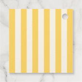 Moderne Zomer Bachelorette Weekend Bedankjes Labels (Achterkant)